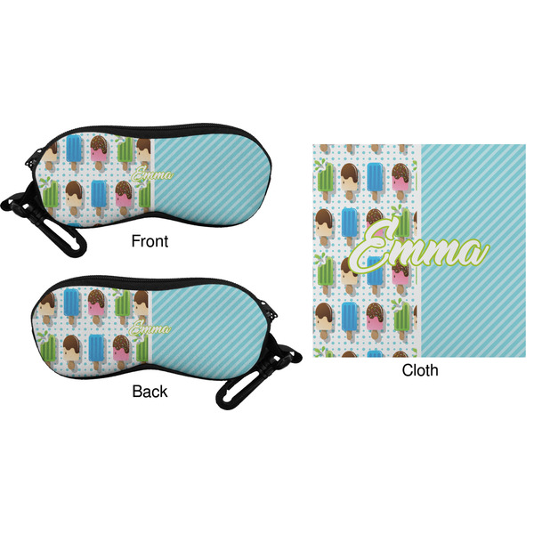 Popsicles and Polka Dots Eyeglass Case & Cloth (Approval)