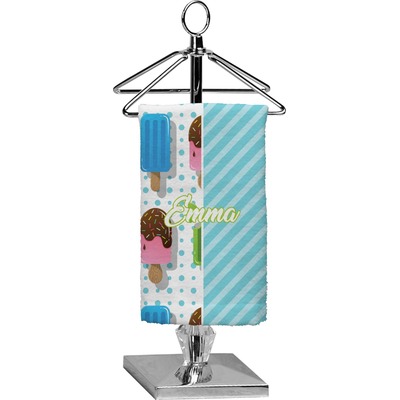 Popsicles and Polka Dots Finger Tip Towel - Full Print (Personalized)
