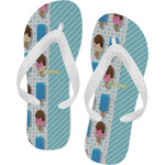 Popsicles and Polka Dots Flip Flops - Small (Personalized)