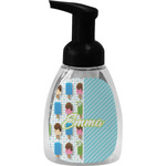 Popsicles and Polka Dots Foam Soap Bottle - Black (Personalized)