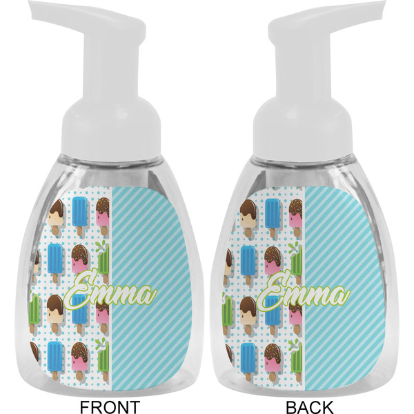 Popsicles and Polka Dots Foam Soap Bottle Approval - White