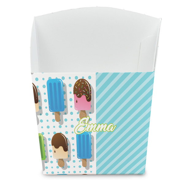 Custom Popsicles and Polka Dots French Fry Favor Boxes (Personalized)