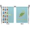 Popsicles and Polka Dots Garden Flag - Double Sided Front and Back