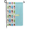 Popsicles and Polka Dots Small Garden Flag - Single Sided w/ Name or Text
