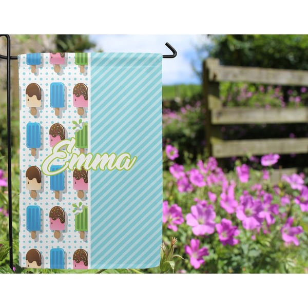 Popsicles and Polka Dots Garden Flag - Outside In Flowers