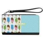 Popsicles and Polka Dots Genuine Leather Smartphone Wrist Wallet (Personalized)