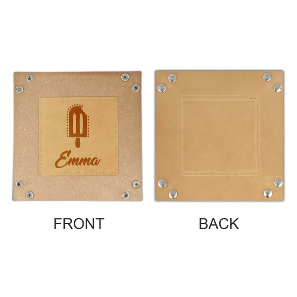 Popsicles and Polka Dots Genuine Leather Valet Trays - APPROVAL