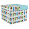 Popsicles and Polka Dots Gift Boxes with Lid - Canvas Wrapped - X-Large - Front/Main