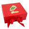 Popsicles and Polka Dots Gift Boxes with Magnetic Lid - Red - Front