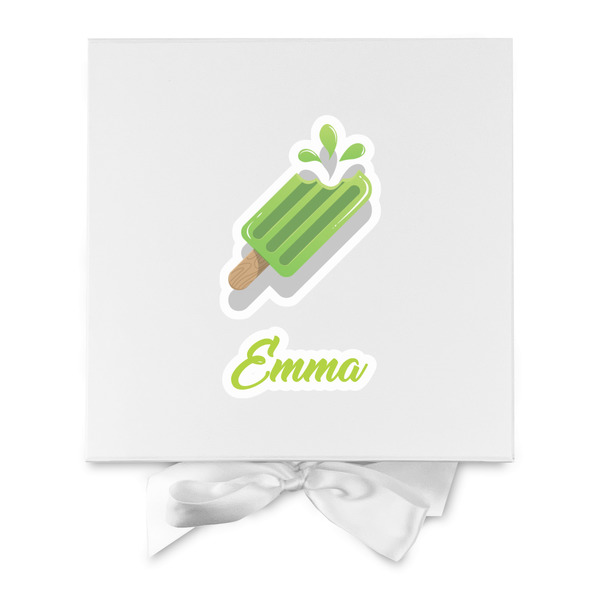 Popsicles and Polka Dots Gift Boxes with Magnetic Lid - White - Approval