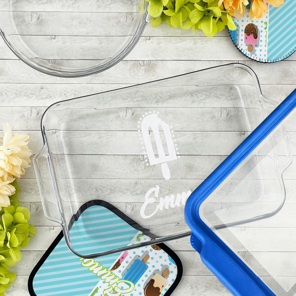 Popsicles and Polka Dots Glass Baking Dish - LIFESTYLE (13x9)
