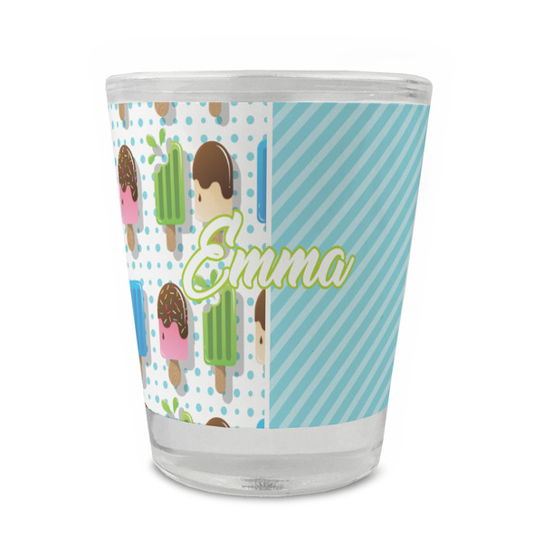 Popsicles and Polka Dots Glass Shot Glass - Standard - FRONT