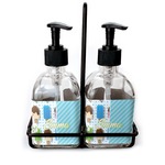 Popsicles and Polka Dots Glass Soap & Lotion Bottle Set (Personalized)