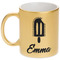 Popsicles and Polka Dots Metallic Gold Mug (Personalized)