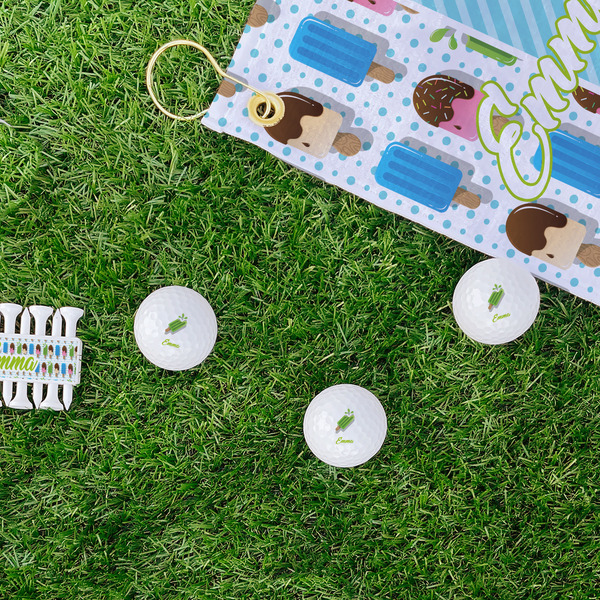 Popsicles and Polka Dots Golf Balls - Generic - Set of 3 - LIFESTYLE