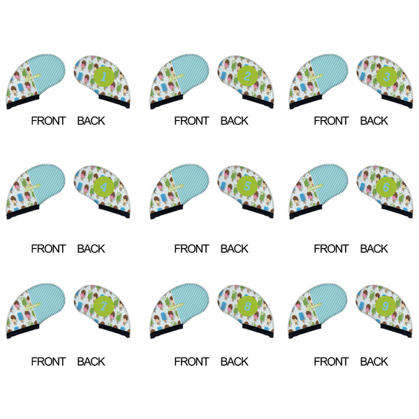 Popsicles and Polka Dots Golf Club Covers - APPROVAL (set of 9)