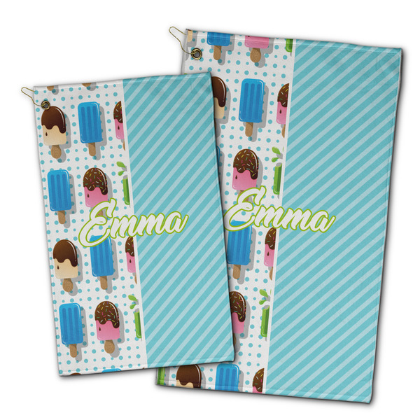 Popsicles and Polka Dots Golf Towel - PARENT (small and large)