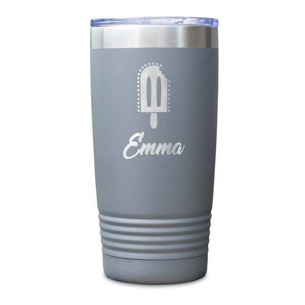 Popsicles and Polka Dots Gray Polar Camel Tumbler - 20oz - Single Sided - Approval