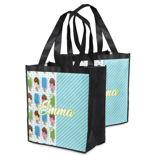 Popsicles and Polka Dots Grocery Bag - MAIN