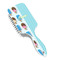 Popsicles and Polka Dots Hair Brush - Angle View