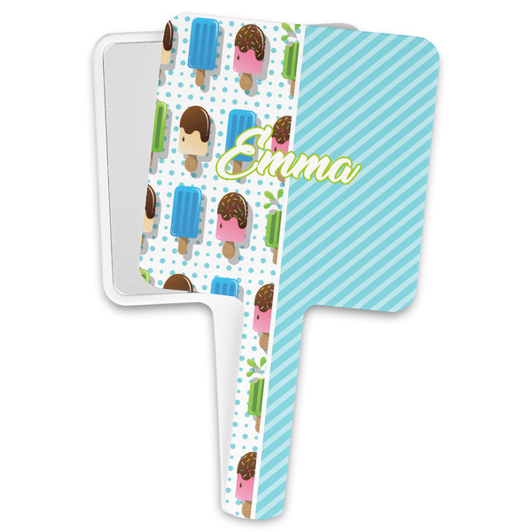 Custom Popsicles and Polka Dots Hand Mirror (Personalized)