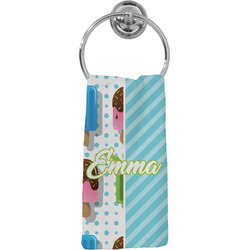 Popsicles and Polka Dots Hand Towel - Full Print (Personalized)