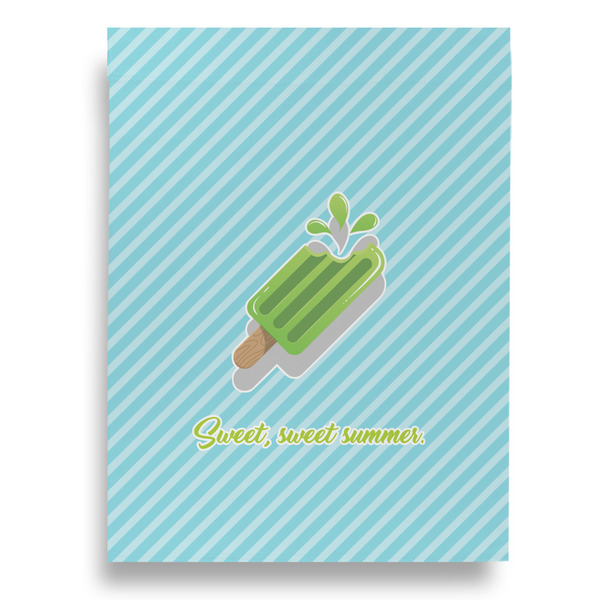 Popsicles and Polka Dots House Flags - Double Sided - BACK