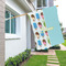Popsicles and Polka Dots House Flags - Double Sided - LIFESTYLE