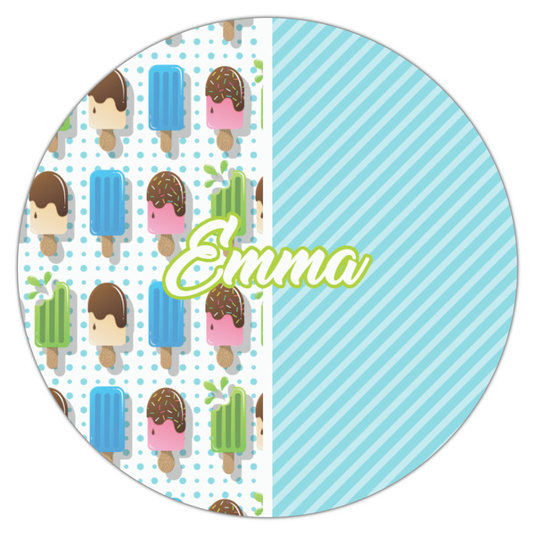 Popsicles and Polka Dots Icing Circle - Medium - Single