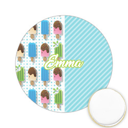 Popsicles and Polka Dots Printed Cookie Topper - 2.15" (Personalized)