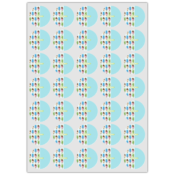 Popsicles and Polka Dots Icing Circle - XSmall - Set of 35
