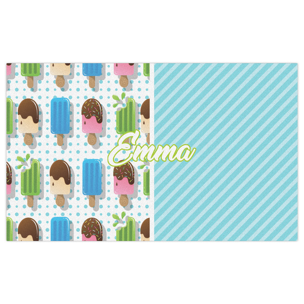 Popsicles and Polka Dots Indoor / Outdoor Rug - 3'x5' - Front Flat