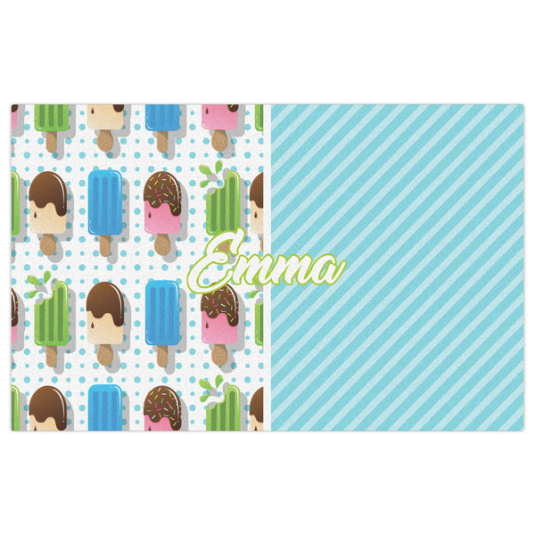 Popsicles and Polka Dots Indoor / Outdoor Rug - 5'x8' - Front Flat