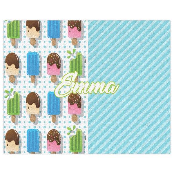 Popsicles and Polka Dots Indoor / Outdoor Rug - 8'x10' - Front Flat