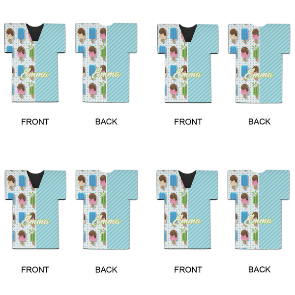 Popsicles and Polka Dots Jersey Bottle Cooler - Set of 4 - APPROVAL