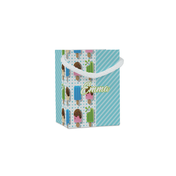 Custom Popsicles and Polka Dots Jewelry Gift Bags - Gloss (Personalized)