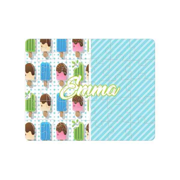 Custom Popsicles and Polka Dots Jigsaw Puzzles (Personalized)