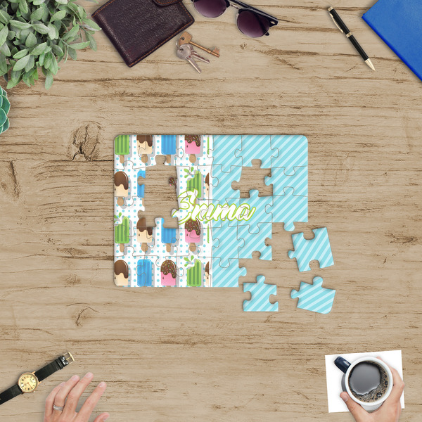 Popsicles and Polka Dots Jigsaw Puzzle 30 Piece - In Context