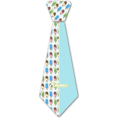 Popsicles and Polka Dots Iron On Tie (Personalized)