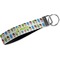 Popsicles and Polka Dots Webbing Keychain FOB with Metal