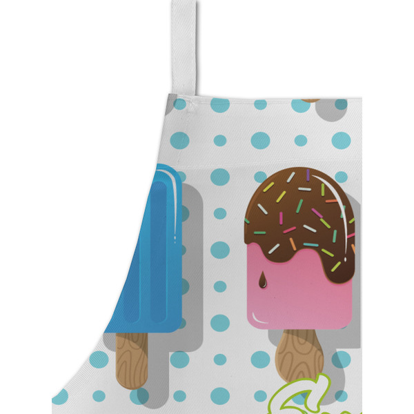 Popsicles and Polka Dots Kid's Aprons - Detail