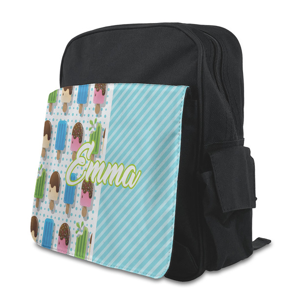 Custom Popsicles and Polka Dots Preschool Backpack (Personalized)