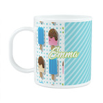 Popsicles and Polka Dots Plastic Kids Mug (Personalized)