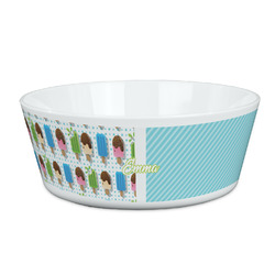 Popsicles and Polka Dots Kid's Bowl (Personalized)