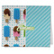 Popsicles and Polka Dots Kitchen Towel - Poly Cotton - Folded Half