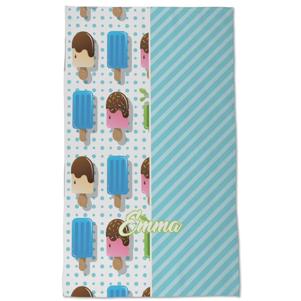 Popsicles and Polka Dots Kitchen Towel - Poly Cotton - Full Front