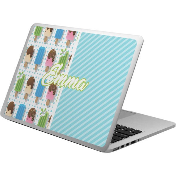 Custom Popsicles and Polka Dots Laptop Skin - Custom Sized (Personalized)