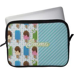 Popsicles and Polka Dots Laptop Sleeve / Case - 15" (Personalized)