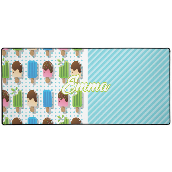 Custom Popsicles and Polka Dots 3XL Gaming Mouse Pad - 35" x 16" (Personalized)