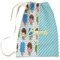 Popsicles and Polka Dots Large Laundry Bag - Front View
